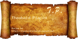 Theobald Placid névjegykártya